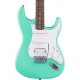 Fender Squier Debut Stratocaster HSS LRL SFM электрогитара, цвет Sea Foam Green