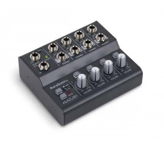AuraSonics 4AMP усилитель для наушников 4-канальный, функция МОНО, балансные основные входы