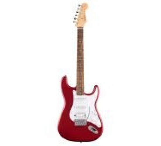 Fender Squier Debut Stratocaster HSS LRL DKR электрогитара, цвет Dakota Red