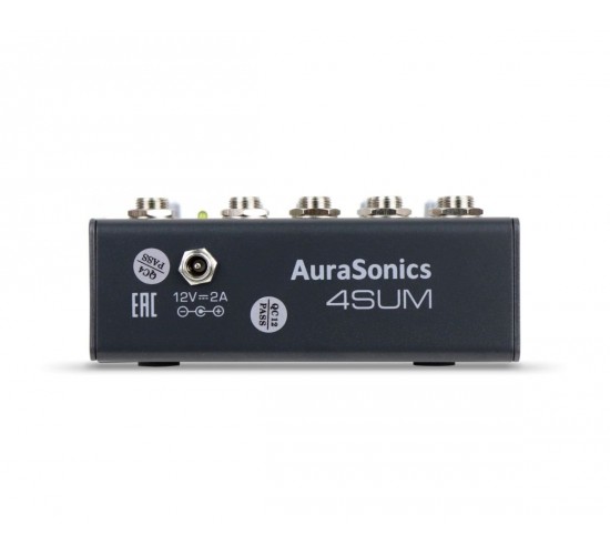 AuraSonics 4SUM 4-х канальный микшер-сумматор линейного стереосигнала, функция MONO