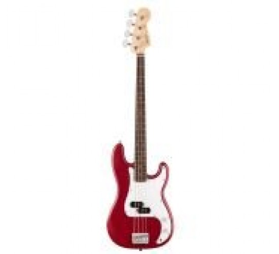 Fender Squier Debut Precision Bass LRL DKR бас-гитара, цвет Dakota Red