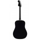 Fender CA Debut Redondo BLK акустическая гитара, цвет черный