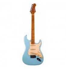 JET JS-300 BL электрогитара, Stratocaster, корпус липа, 22 лада,SSS, tremolo, цвет Sonic blue УЦЕНКА