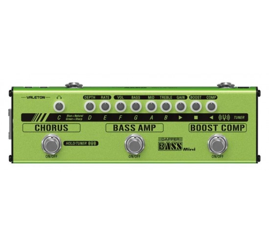 Valeton MES-2 Dapper Bass Mini Напольная компактная бас-гитарная педаль