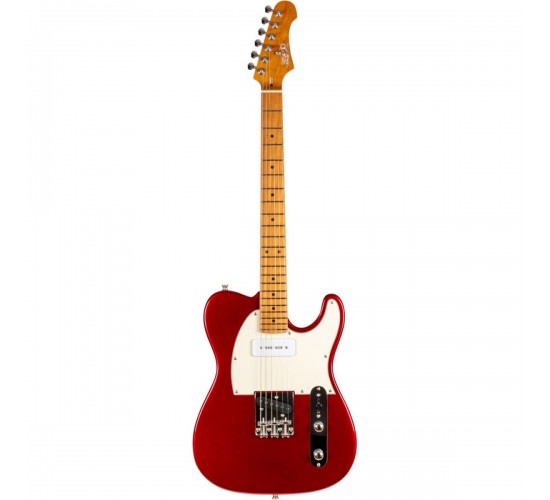 JET JT-300 CAR P90 электрогитара, Telecaster, цвет Candy Apple Red