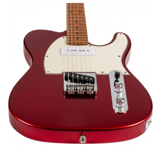 JET JT-300 CAR P90 электрогитара, Telecaster, цвет Candy Apple Red