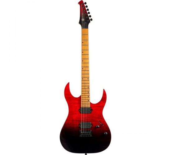 Spira S-450 TRD электрогитара, Superstrat, цвет красно-черный градиент