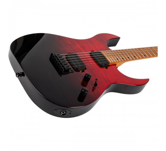 Spira S-450 TRD электрогитара, Superstrat, цвет красно-черный градиент