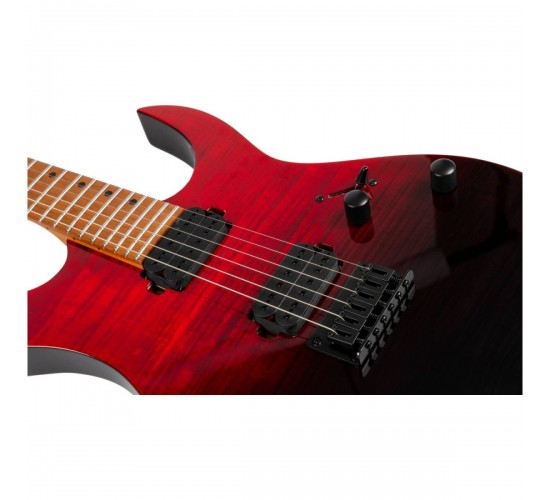 Spira S-450 TRD электрогитара, Superstrat, цвет красно-черный градиент