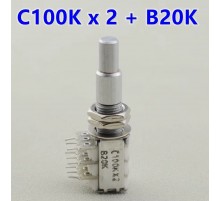 Kaynes двойной потенциометр B20K + C100K x 2