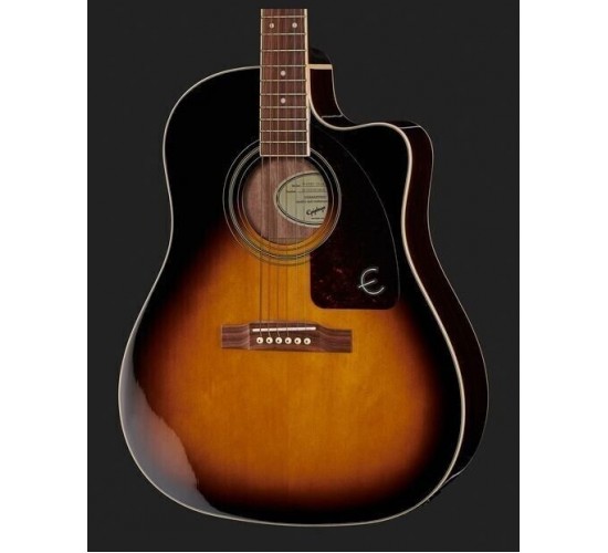 Epiphone J-45EC Studio Solid Top Fishman Presys-II VS Vintage Sunburst электроакустическая гитара