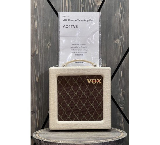 VOX AC4TV8 гитарный ламповый комбоусилитель USED