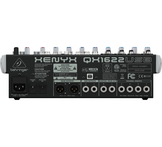 Behringer QX1622USB микшерный пульт, выставочный образец