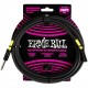 Ernie Ball 6423 удлинитель для наушников 1/4 to 3.5мм 6м, черный