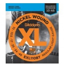 D'Addario EXL110BT Nickel Wound Комплект струн для электрогитары, Regular Light 10-46