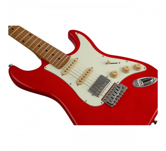 JET JS-250 RD электрогитара, Stratocaster, цвет Red (красный)