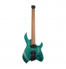Cort Space-G6MS-SGTQ Электрогитара безголовая, цвет Turquoise (бирюзовый), с чехлом