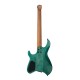 Cort Space-G6MS-SGTQ Электрогитара безголовая, цвет Turquoise (бирюзовый), с чехлом