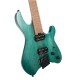 Cort Space-G6MS-SGTQ Электрогитара безголовая, цвет Turquoise (бирюзовый), с чехлом