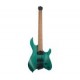 Cort Space-G6MS-SGTQ Электрогитара безголовая, цвет Turquoise (бирюзовый), с чехлом
