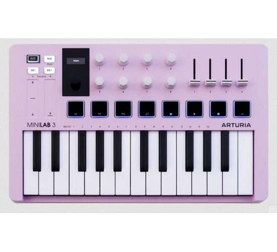 Arturia MiniLAB 3 Rose Quartz MIDI клавиатура