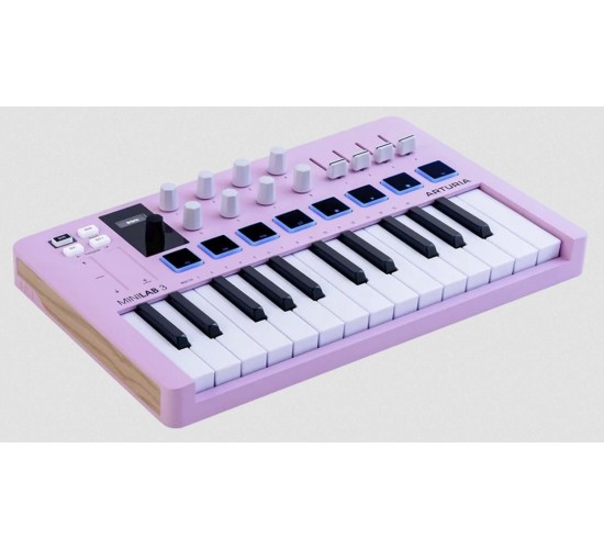 Arturia MiniLAB 3 Rose Quartz MIDI клавиатура