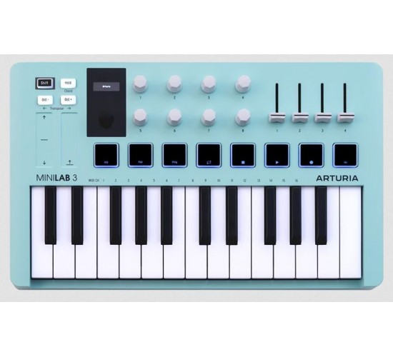 Arturia MiniLAB 3 Aquamarine MIDI-клавиатура