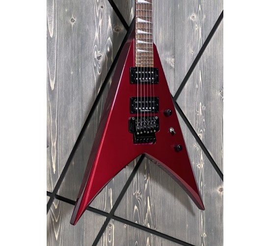 Jackson Grover M.F. Line King V электрогитара, цвет красный, Япония USED