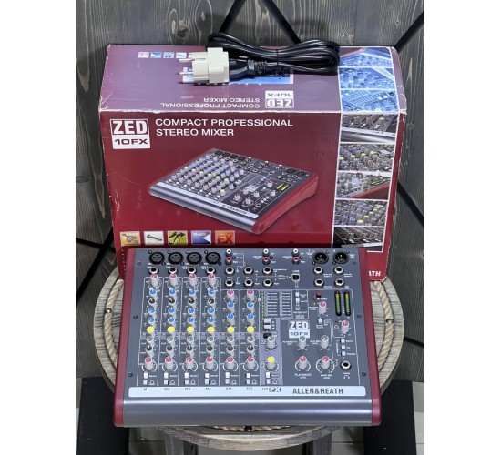 Allen & Heath ZED-10FX микшерный пульт USED