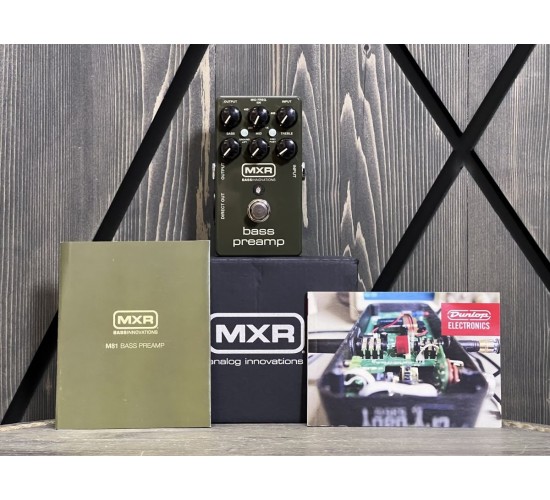 MXR M81 bass preamp басовый преамп USED