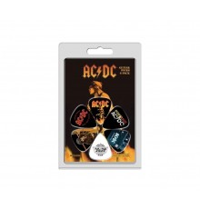 Perri's LP-ACDC4 набор медиаторов AC/DC, 0.71 мм, целлюлоид, 6 штук