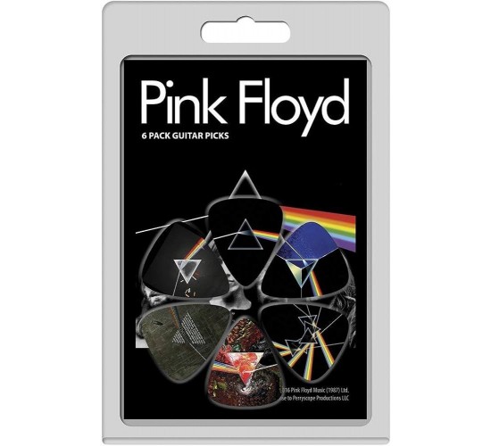 Perri's LP-PF3 набор медиаторов Pink Floyd, 0.71 мм, целлюлоид, 6 штук