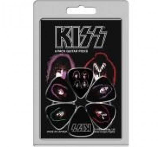 Perri's LP-KISS1 набор медиаторов KISS, 0.71 мм, целлюлоид, 6 штук