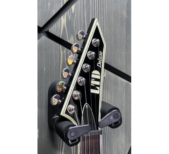 ESP LTD Deluxe Evertune MH-1000ET электрогитара, цвет черный, Корея USED
