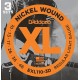 D'Addario EXL110-3D Nickel Wound Струны для электрогитары, Regular Light, 10-46, 3 комплекта