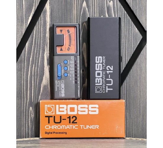 Boss TU-12 Tuner хроматический тюнер USED