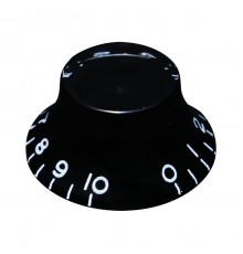 Hosco H-KB-160 Ручка потенциометра Les Paul, конус, Black