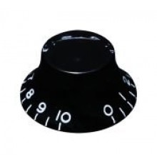 Hosco H-KB-160 Ручка потенциометра Les Paul, конус, Black