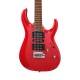 Cort X200-CRD Электрогитара, Superstrat, цвет Candy Red
