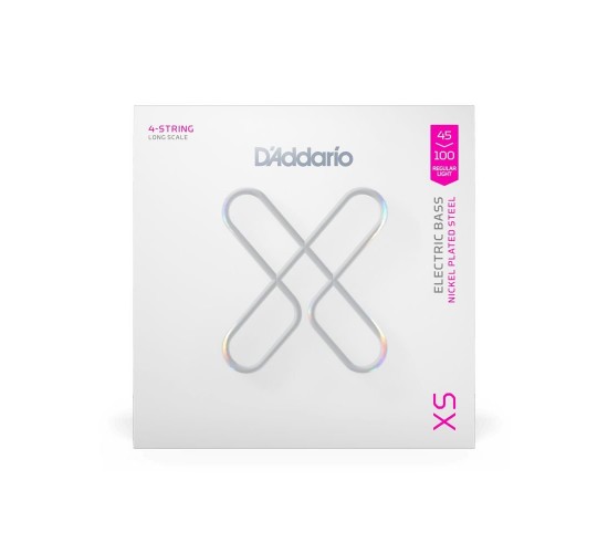 D'Addario XSB45100 Комплект струн для бас-гитары, никелированные, 45-100