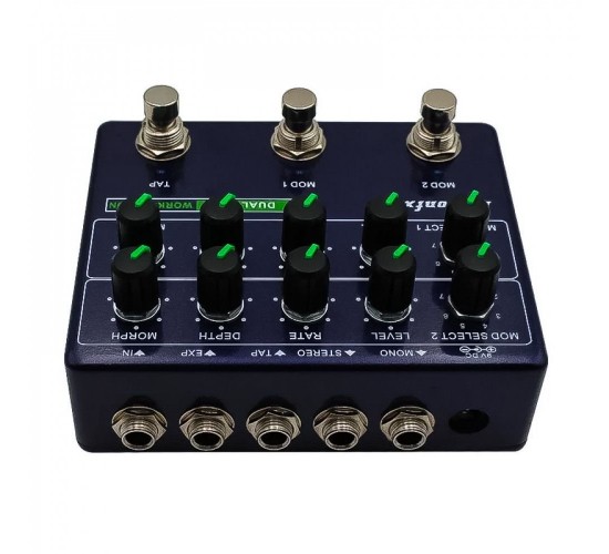 DemonFX Dual Mod Workstation двойная гитарная педаль модуляционных эффектов