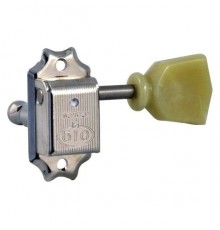 Gotoh SD510-MG-SL-N-(L3+R3) колки локовые, автозажим, Vintage style, 3+3, никель, пластик, тюльпан