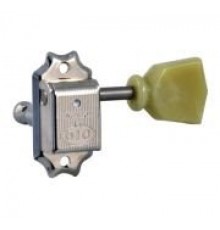 Gotoh SD510-MG-SL-N-(L3+R3) колки локовые, автозажим, Vintage style, 3+3, никель, пластик, тюльпан