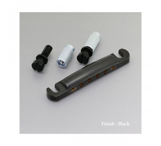 Gotoh GE101A-B струнодержатель stop bar, алюминий, черный