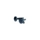 Gotoh SG381-07-CK-R6 колки 6 в линию, реверсные, черный хром, schaller style