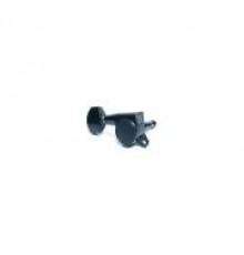 Gotoh SG381-07-CK-R6 колки 6 в линию, реверсные, черный хром, schaller style
