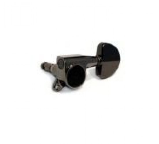 Gotoh SG381-HAPM-20-CK-L3+R3 Колки локовые с регулировкой высоты 3+3 large button (полумесяц), чёрны