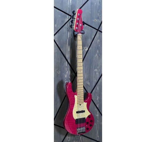 Grass Roots G-T-80BD 5-ти струнная бас-гитара, цвет розовый, Корея