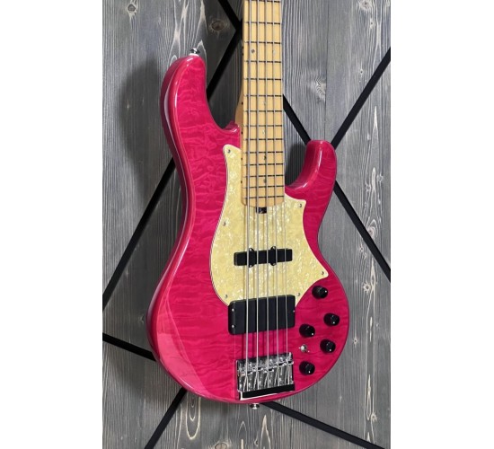 Grass Roots G-T-80BD 5-ти струнная бас-гитара, цвет розовый, Корея