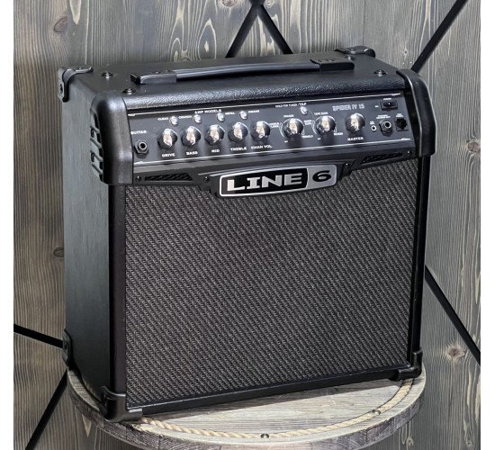 Line 6 Spider IV 15 моделирующий гитарный комбоусилитель USED